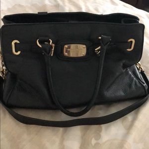 Michael Kors Black Leather Bag